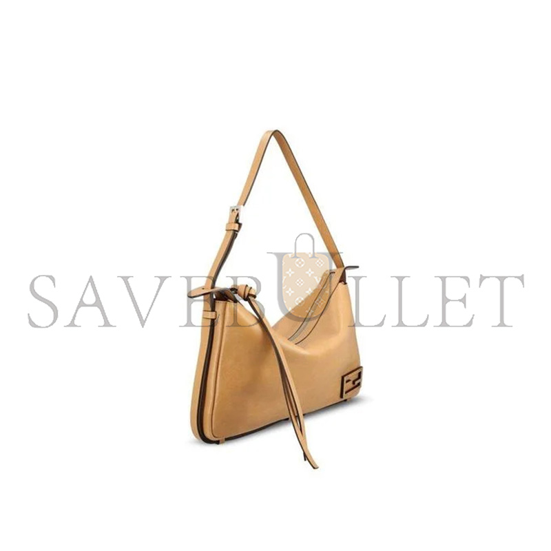 FENDI SIMPLY FENDI MEDIUM LEATHER BEIGE 8BR829AS7AF1QD3 (33*20*5cm)